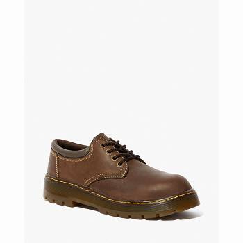 Dr Martens Bolt Steel Toe - Hnede Pracovne Topanky Damske, DR0301